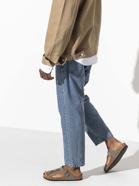 Birkenstock japonki Gizeh kolor szary 43391