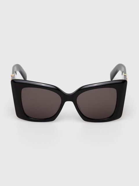 Saint Laurent okulary przeciwsłoneczne BLAZE damskie kolor czarny - zdjęcie produktu nr 2