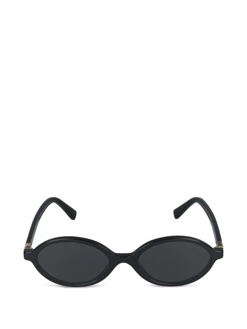 Miu Miu oval-frame sunglasses - Black - zdjęcie produktu nr 1
