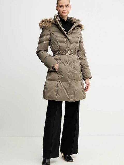 Guess kurtka puchowa MARINA kolor beżowy zimowa W5BL30 W2802 - zdjęcie produktu nr 1