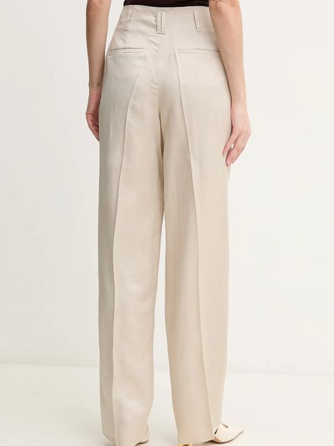 Marella spodnie z domieszką lnu FATTO