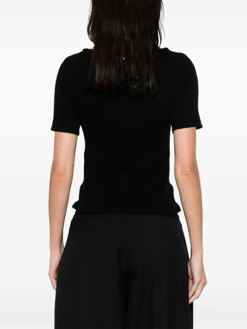 Cult Gaia square-detail top - Black