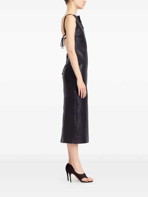 16Arlington lace-up leather true dress - Black