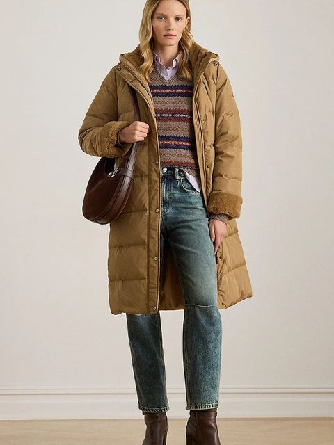 Lauren Ralph Lauren kurtka puchowa kolor beżowy zimowa 297P04130 - zdjęcie produktu nr 1