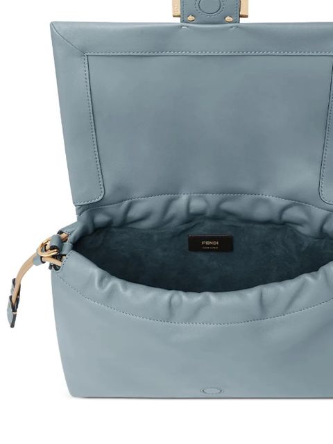 FENDI Mamma Baguette drawstring shoulder bag - Blue