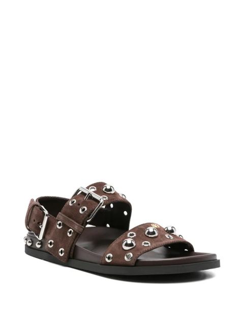 Valentino Garavani stud-embellished sandals - Brown - zdjęcie produktu nr 2