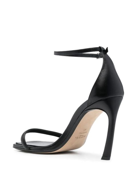 Lanvin swing leather sandals - Black - zdjęcie produktu nr 2