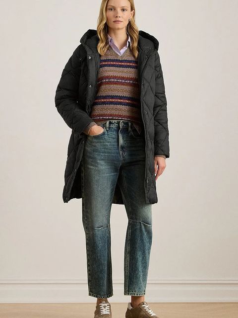 Lauren Ralph Lauren kurtka kolor czarny przejściowa 297P04087