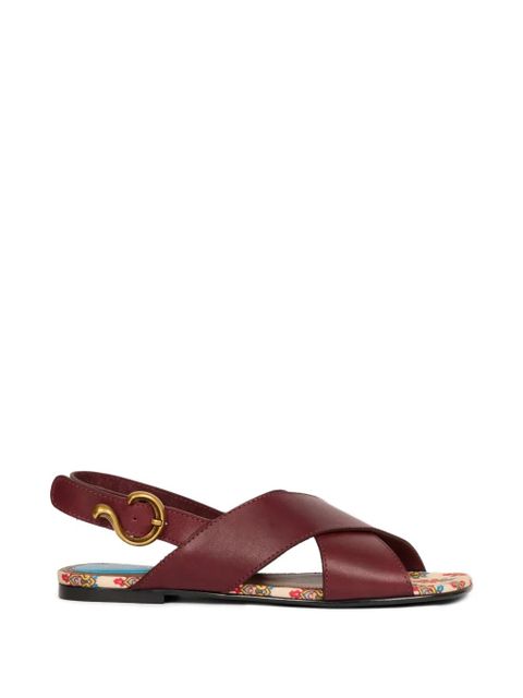 ETRO leather sandals - Red - zdjęcie produktu nr 1