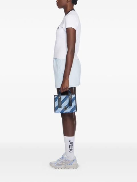 Off-White Quilting denim tote bag - Blue - zdjęcie produktu nr 2