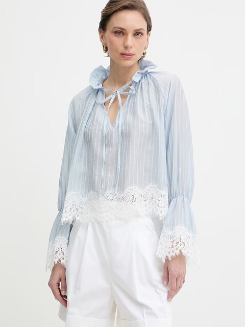 Haveone bluzka z falbanką damska z lyocellem - zdjęcie produktu nr 2