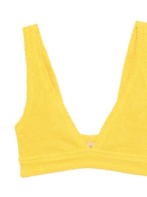 Hunza G Carla textured bikini set - Yellow