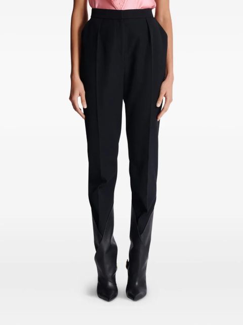 Balmain wool trousers - Black