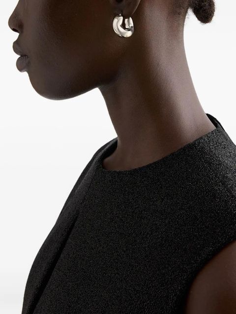 Jil Sander hoop earrings - Silver - zdjęcie produktu nr 1