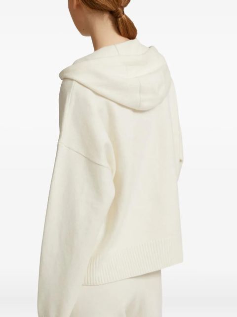 Yves Salomon hooded pocket sweater - White - zdjęcie produktu nr 2