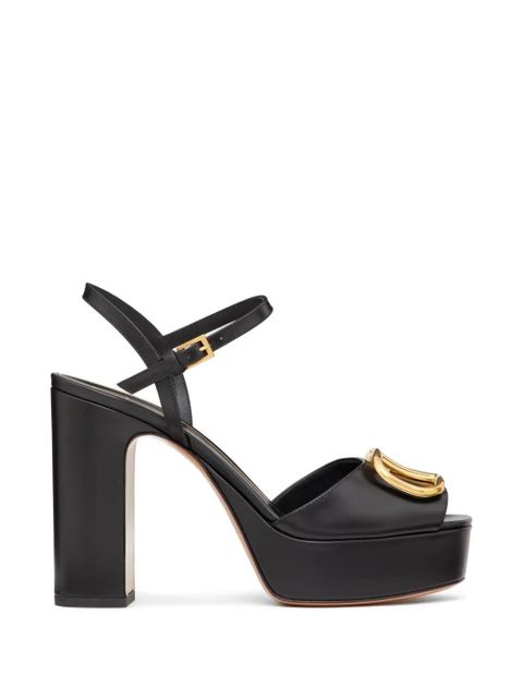 Valentino Garavani 115mm VLogo Signature sandals - Black - zdjęcie produktu nr 1