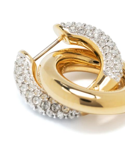 Swarovski Dextera crystal-embellished earrings - Gold