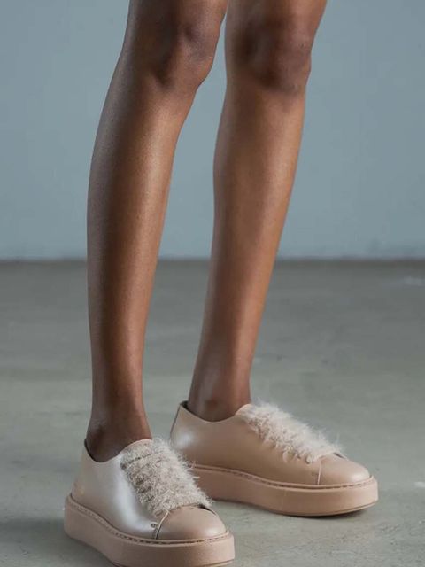 Vanda Novak sneakersy skórzane Grace kolor beżowy - zdjęcie produktu nr 2