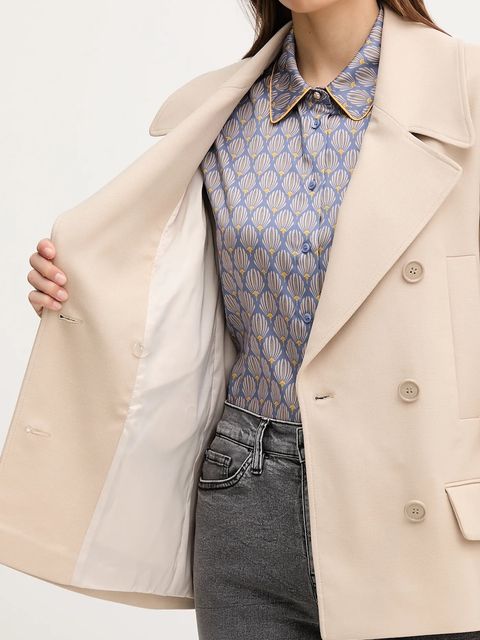 Joop! płaszcz kolor beżowy 30047990