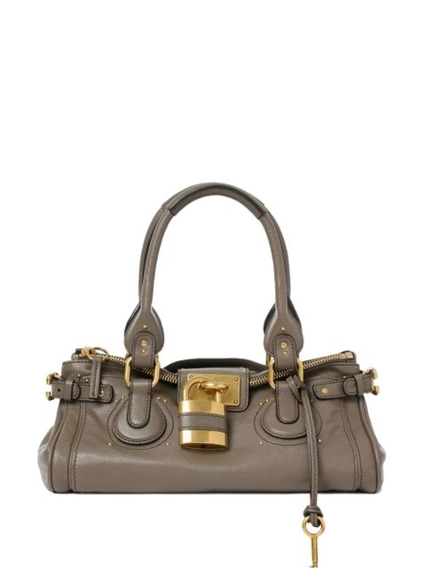 Chloé Paddington padlock detail shoulder bag - Grey - zdjęcie produktu nr 1