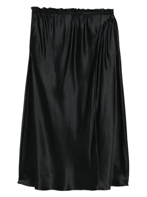 Simone Rocha ruffled silk skirt - Black - zdjęcie produktu nr 1