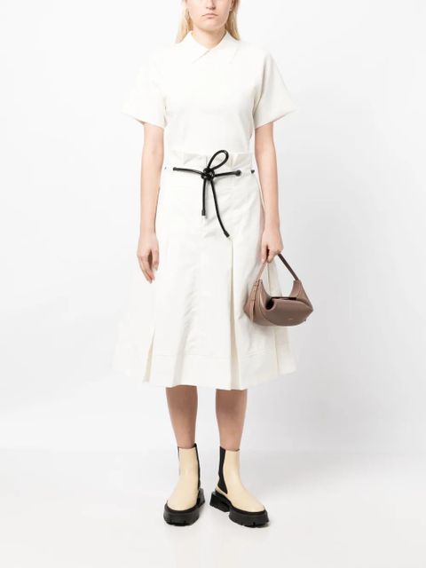 3.1 Phillip Lim Origami high-waisted midi skirt - White - zdjęcie produktu nr 2