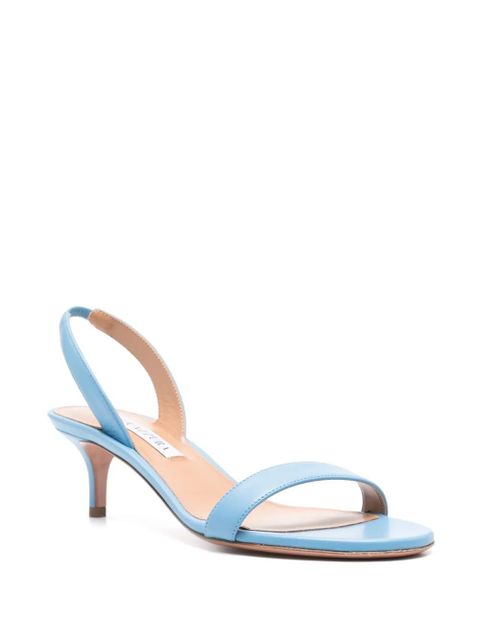 Aquazzura So Nude 50mm leather sandals - Blue - zdjęcie produktu nr 2
