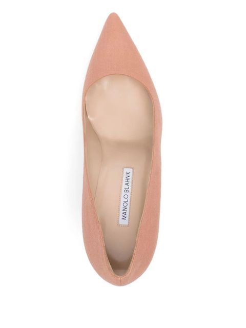 Manolo Blahnik 80mm BB pumps - Brown