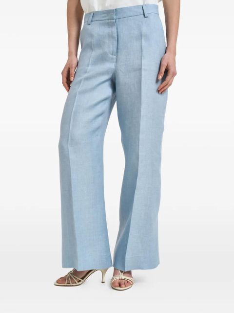 Weekend Max Mara linen tailored trousers - Blue - zdjęcie produktu nr 1
