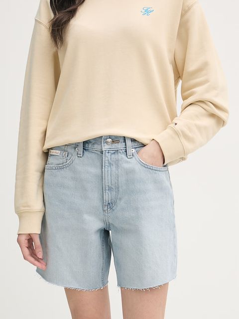 Calvin Klein Jeans szorty damskie jeansowe - zdjęcie produktu nr 2