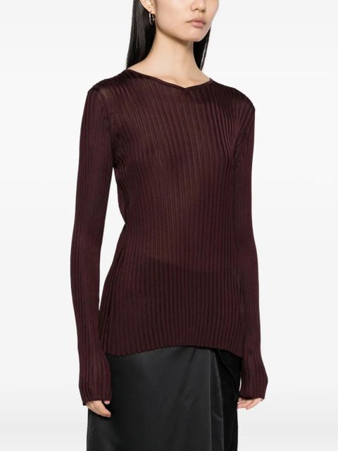 KHAITE Tia top - Purple