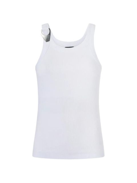 PINKO ribbed sleveeless top - White - zdjęcie produktu nr 1
