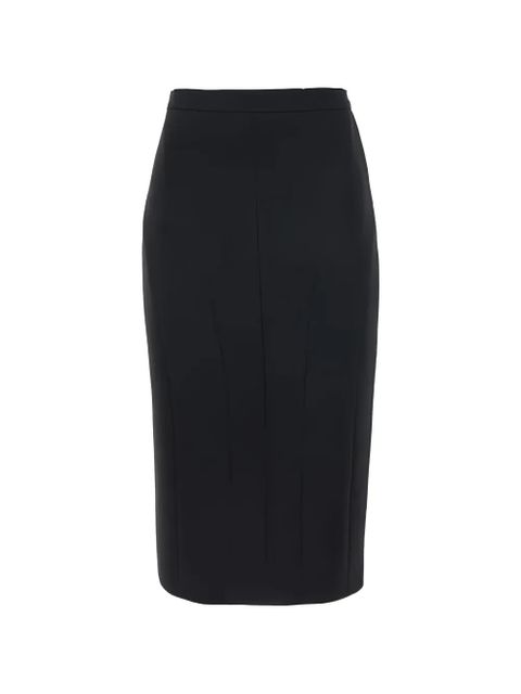 Max Mara zip slit midi skirt - Black - zdjęcie produktu nr 1