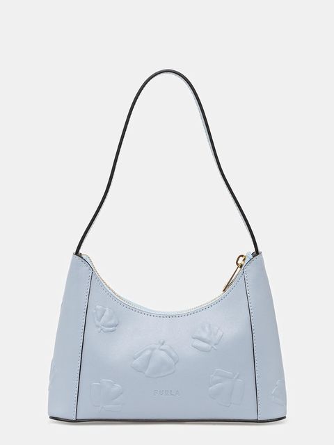 Furla torebka skórzana kolor niebieski WB00863.BX3822.550001007 - zdjęcie produktu nr 1