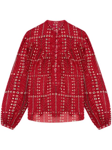 MARANT ÉTOILE Salika blouse - Red - zdjęcie produktu nr 1