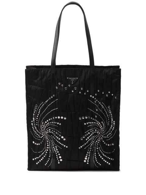 Prada large Re-Nylon tote bag - Black - zdjęcie produktu nr 1