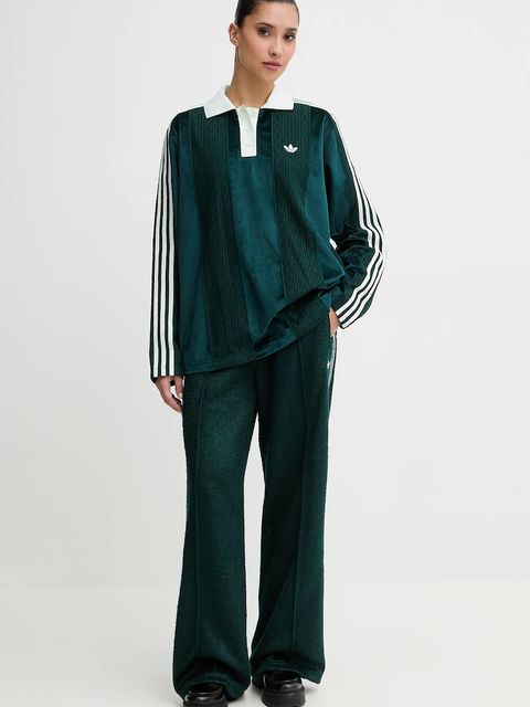 adidas Originals longsleeve kolor zielony KS7796