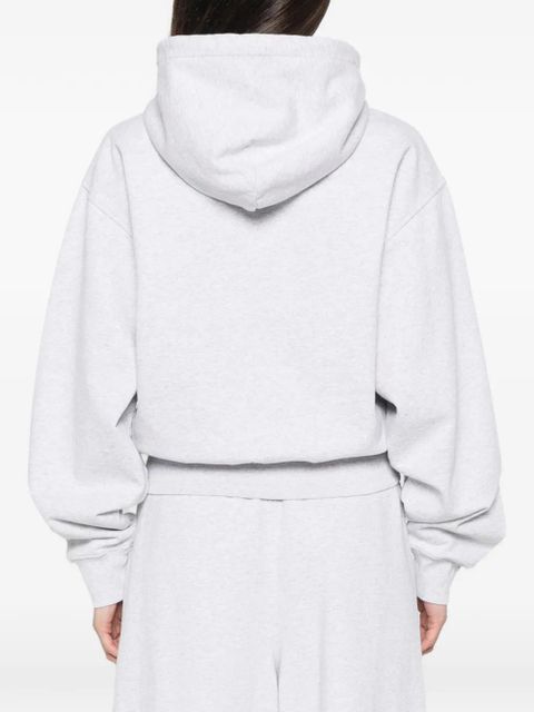 Alexander Wang zip-up hoodie - Grey