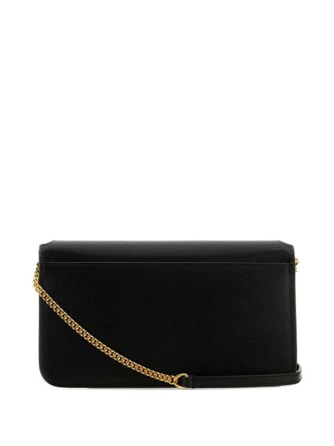Saint Laurent Cassandre leather crossbody bag - Black - zdjęcie produktu nr 2