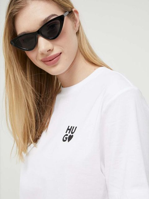 HUGO t-shirt bawełniany Dashire_4