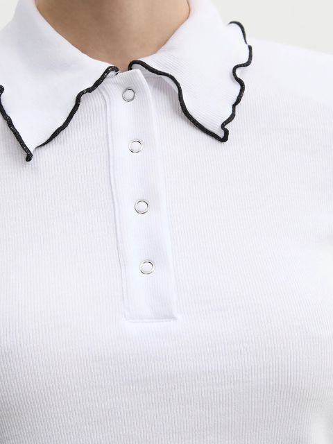 Rotate polo damski kolor biały 113653400