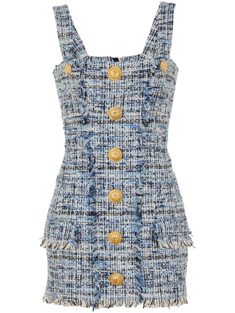 Balmain tweed mini dress - Blue - zdjęcie produktu nr 1
