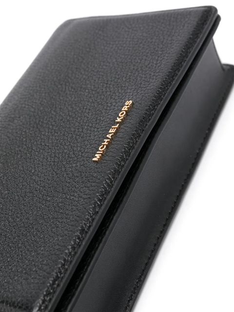 Michael Kors medium Jet Set leather cross body bag - Black