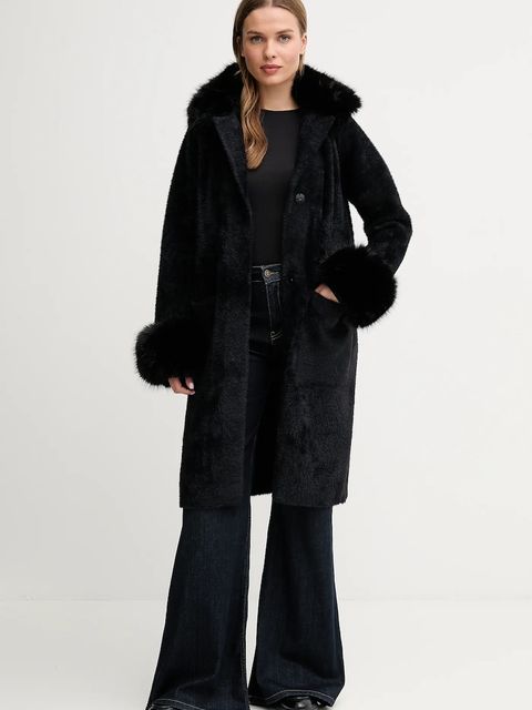 Joseph Ribkoff płaszcz kolor czarny 243923F25