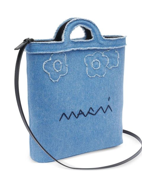 Marni denim tote bag - Blue