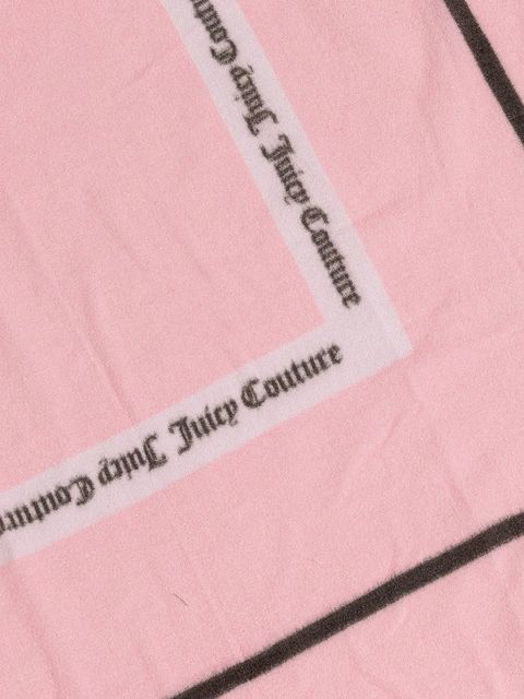 Juicy Couture chusta Pashmina damska kolor różowy wzorzysta AIJFO8612WPO