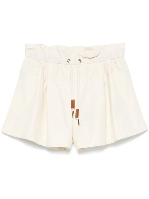 Moncler drawstring-waist shorts - Neutrals - zdjęcie produktu nr 1