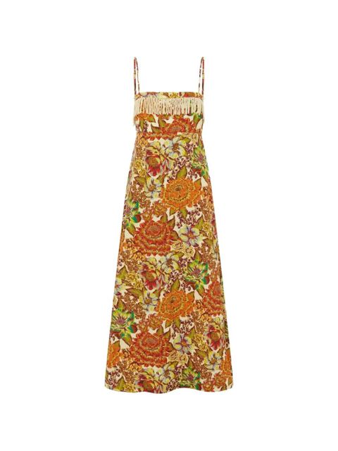 ALEMAIS Lana floral-print dress - Orange - zdjęcie produktu nr 1