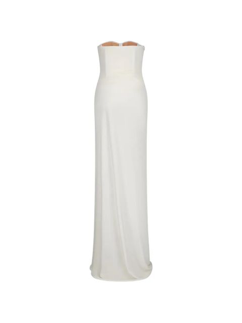 Blumarine strapless maxi dress - White - zdjęcie produktu nr 2