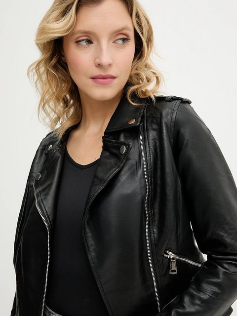 Answear.LAB ramoneska kolor czarny przejściowa